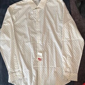 Men's White Patterned Shirt